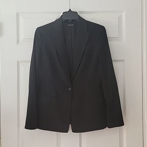 Tahari black pinstripe blazer size 10